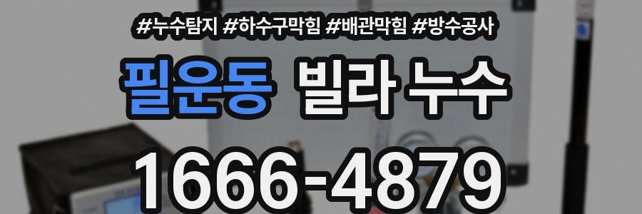 필운동 빌라 누수