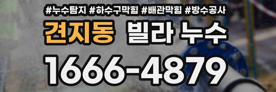 견지동 빌라 누수