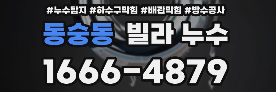 동숭동 빌라 누수