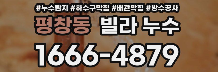 평창동 빌라 누수