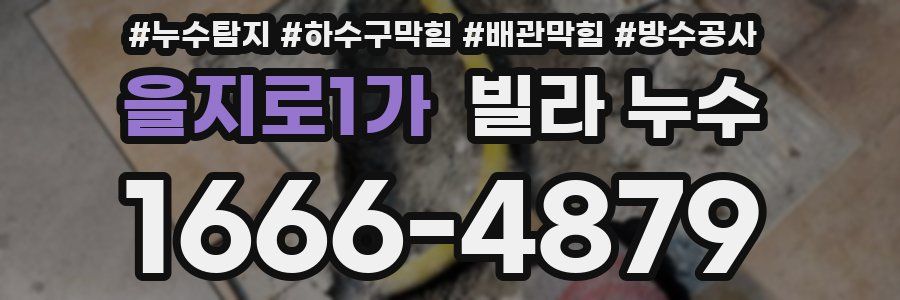 을지로1가 빌라 누수
