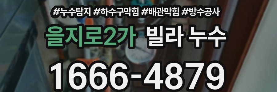 을지로2가 빌라 누수