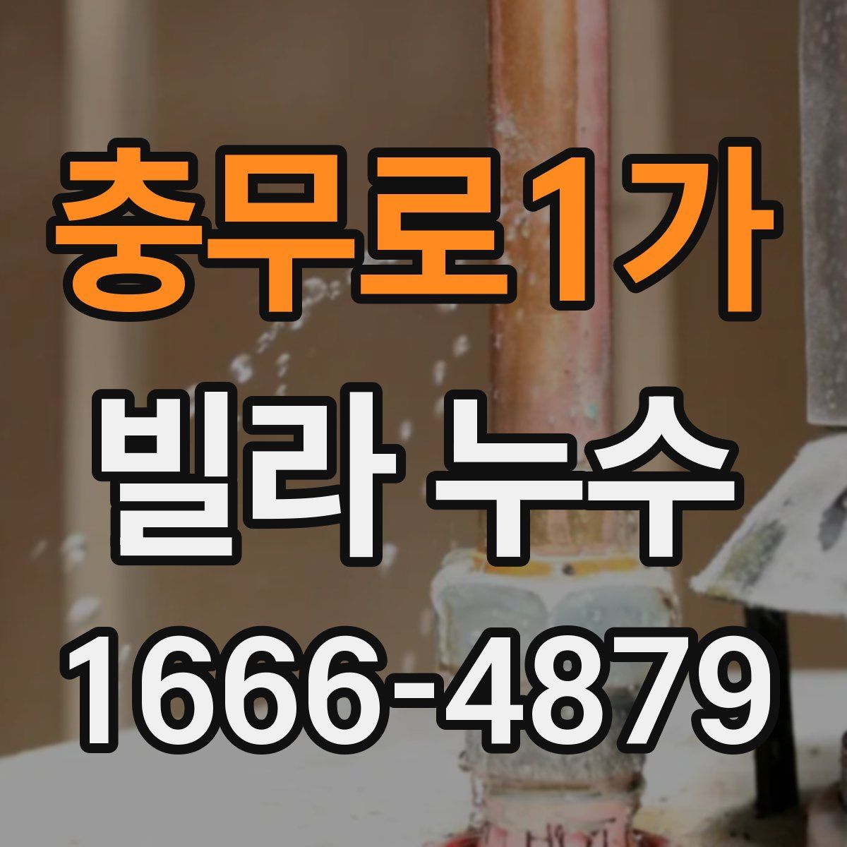 충무로1가 빌라 누수