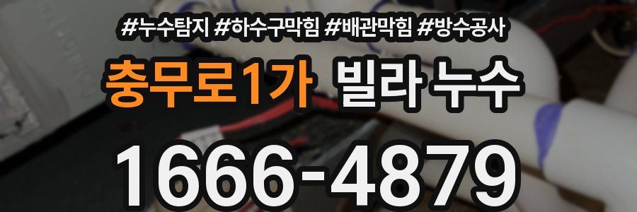 충무로1가 빌라 누수