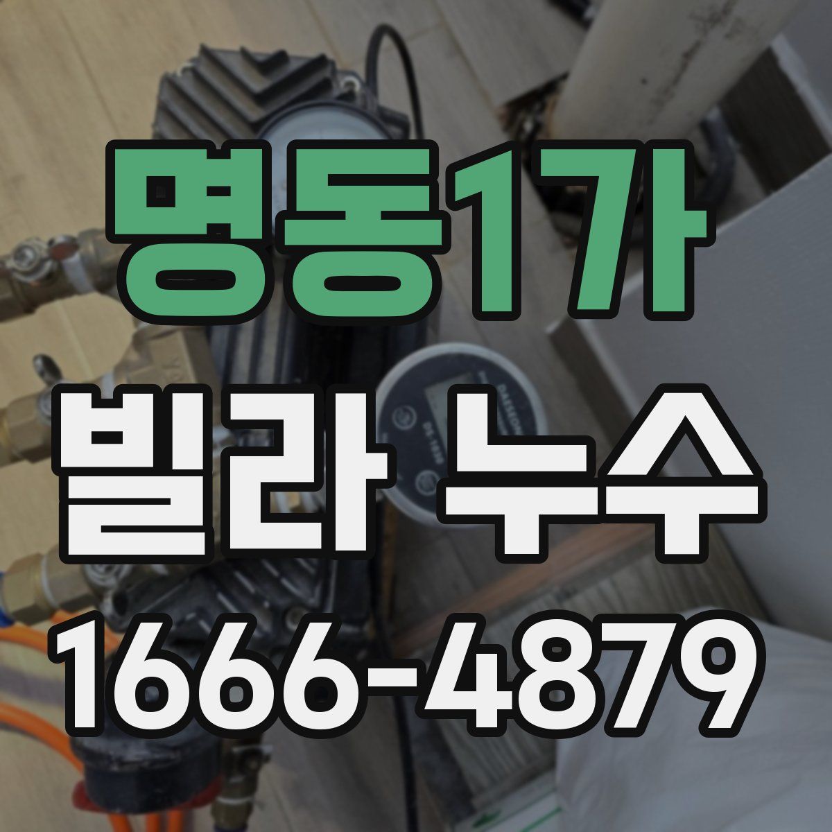 명동1가 빌라 누수
