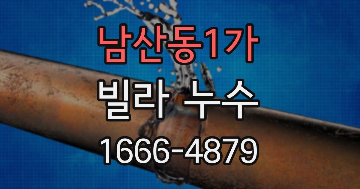 남산동1가 빌라 누수