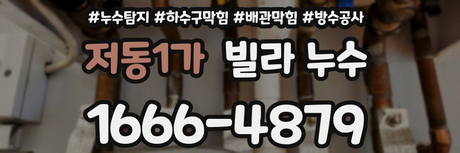 저동1가 빌라 누수