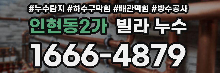 인현동2가 빌라 누수