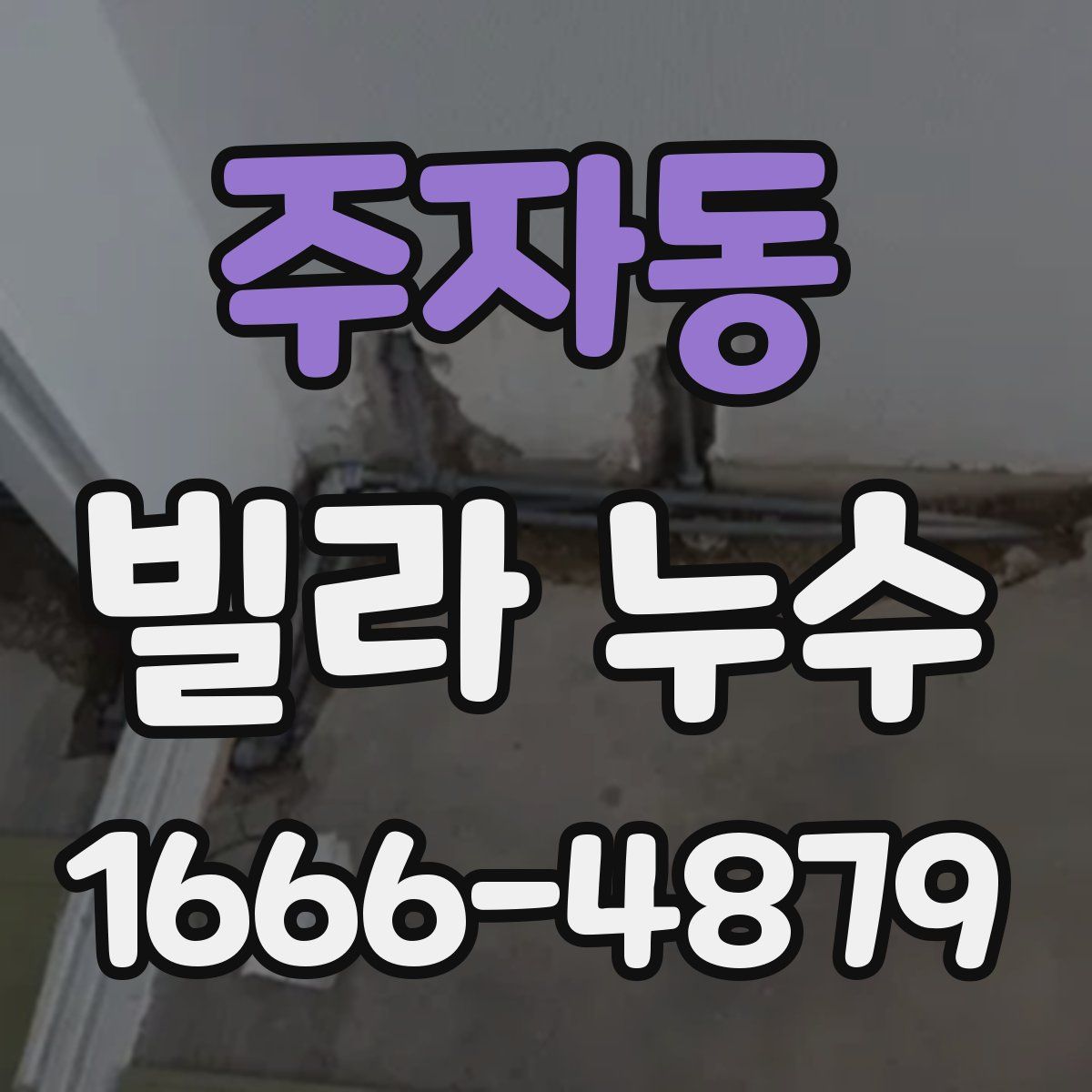 주자동 빌라 누수