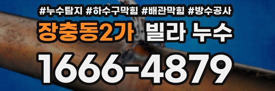 장충동2가 빌라 누수