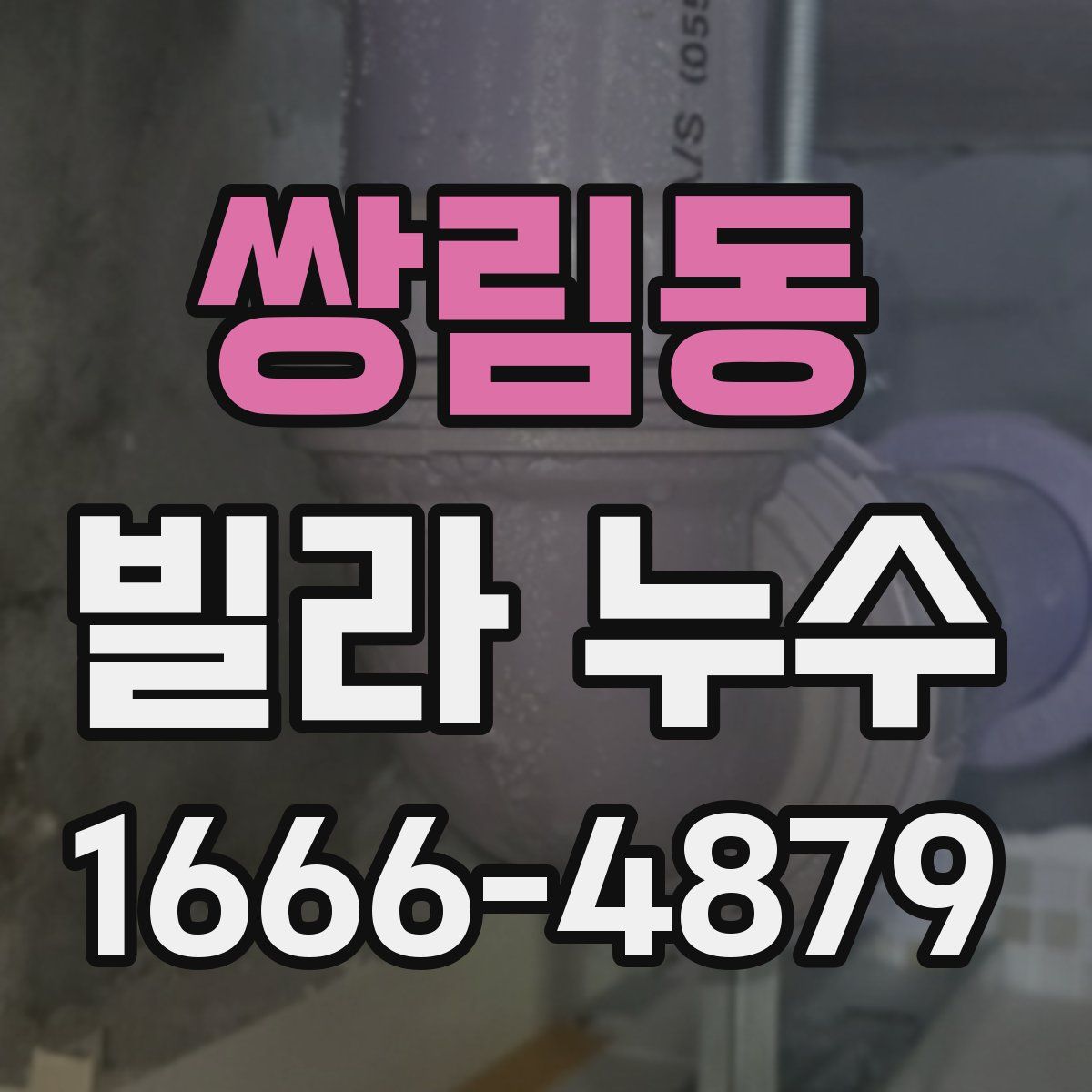 쌍림동 빌라 누수
