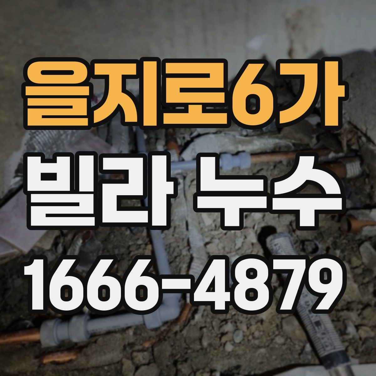 을지로6가 빌라 누수