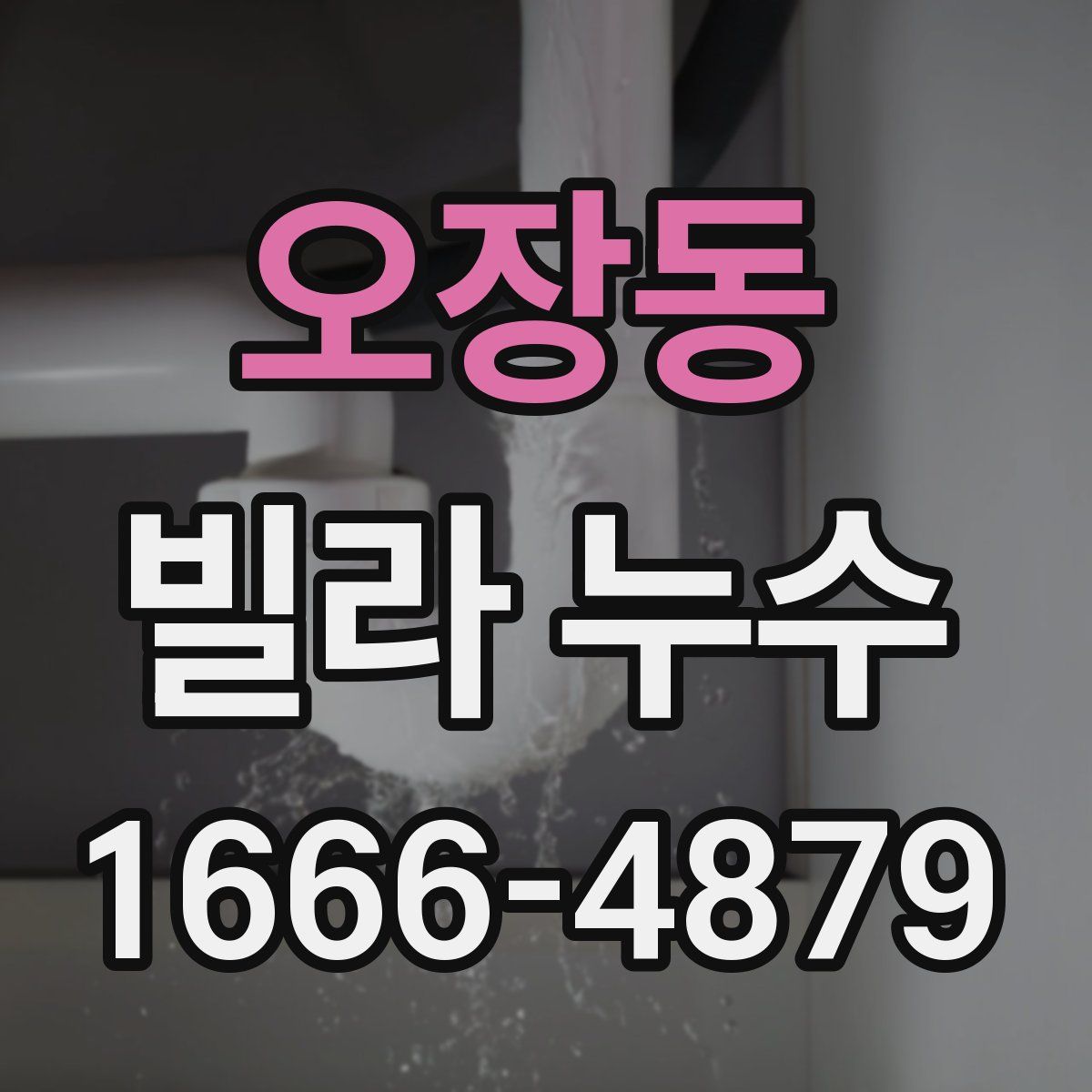 오장동 빌라 누수