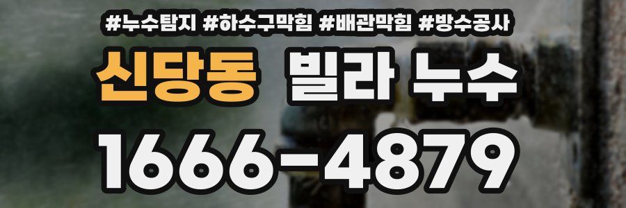 신당동 빌라 누수