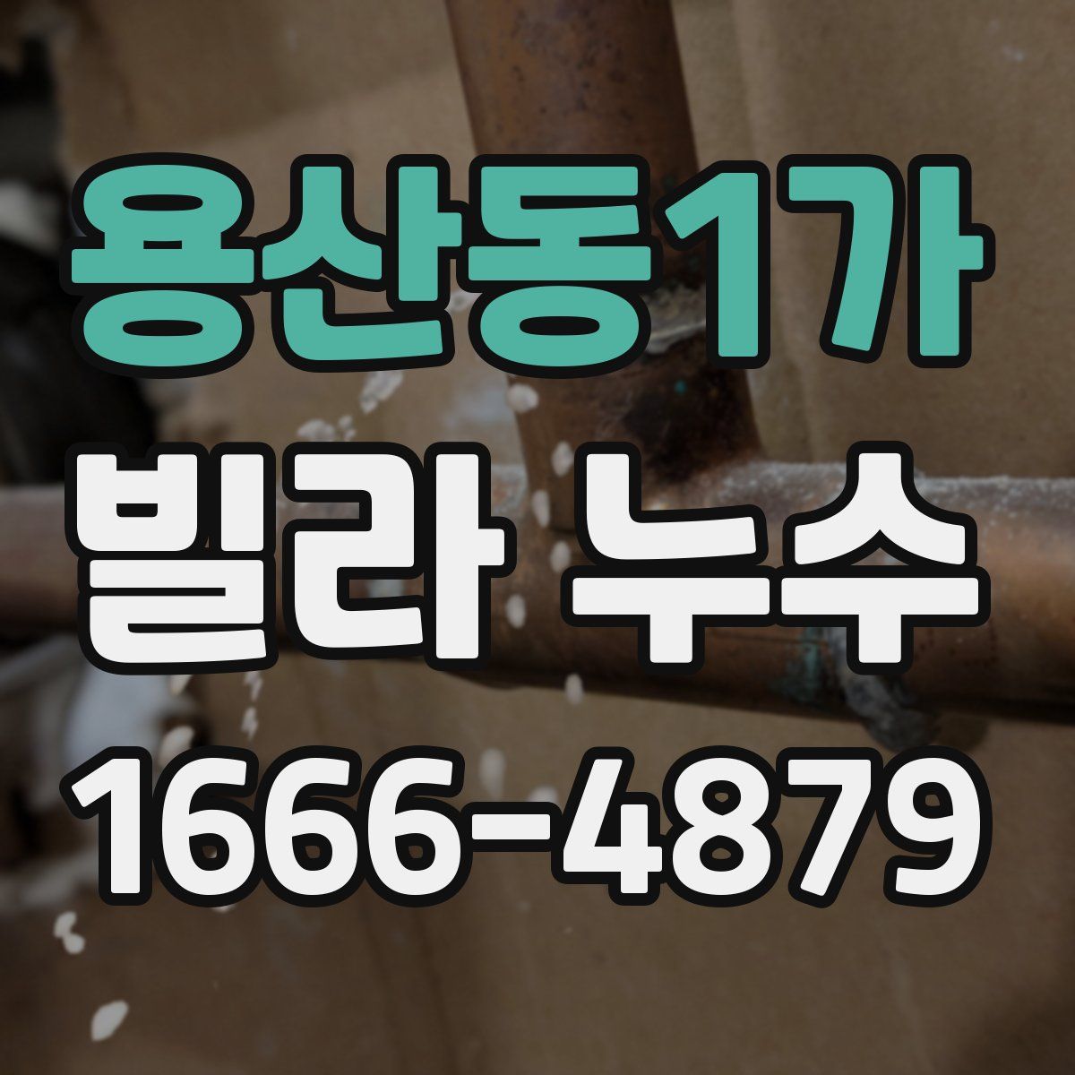 용산동1가 빌라 누수