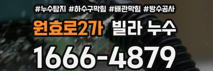 원효로2가 빌라 누수
