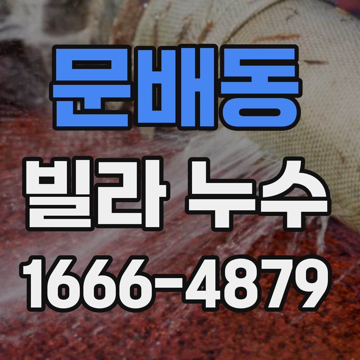 문배동 빌라 누수