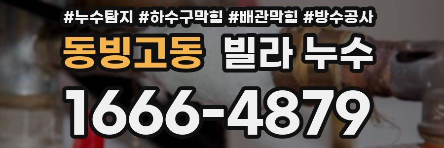 동빙고동 빌라 누수