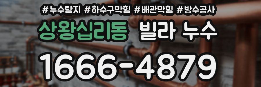 상왕십리동 빌라 누수