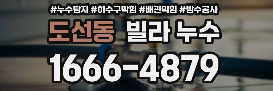 도선동 빌라 누수