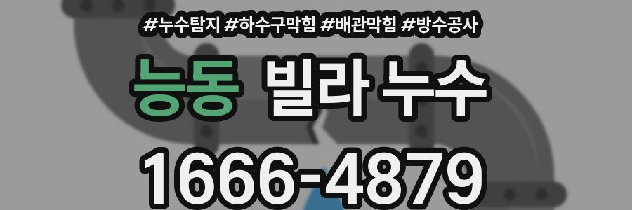 능동 빌라 누수