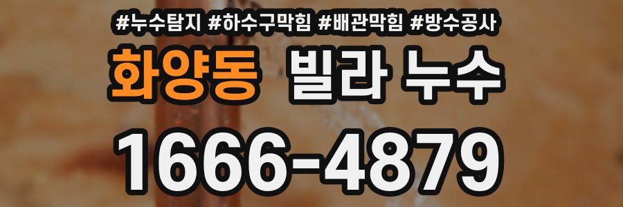 화양동 빌라 누수