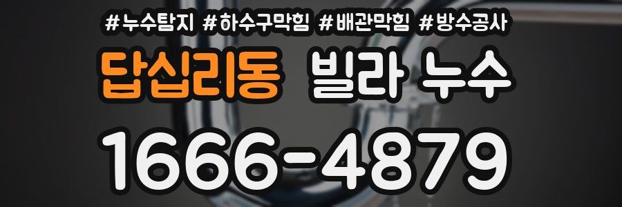 답십리동 빌라 누수