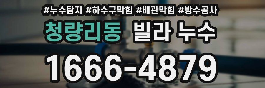 청량리동 빌라 누수