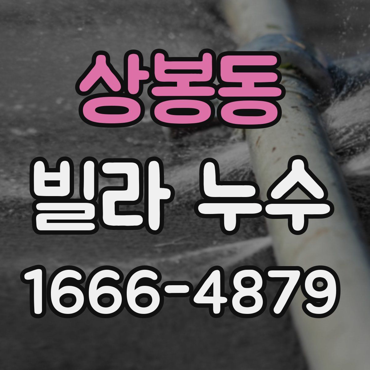 상봉동 빌라 누수