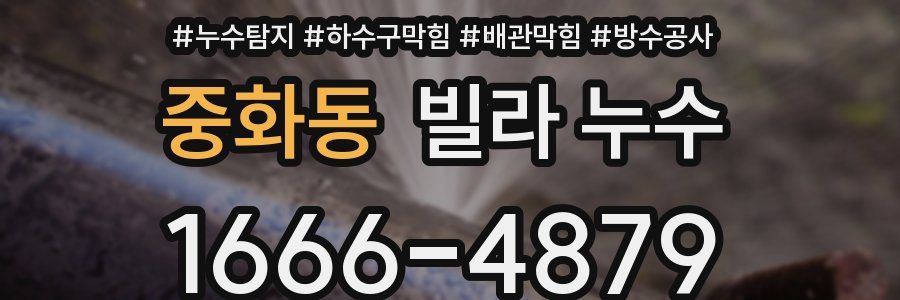 중화동 빌라 누수