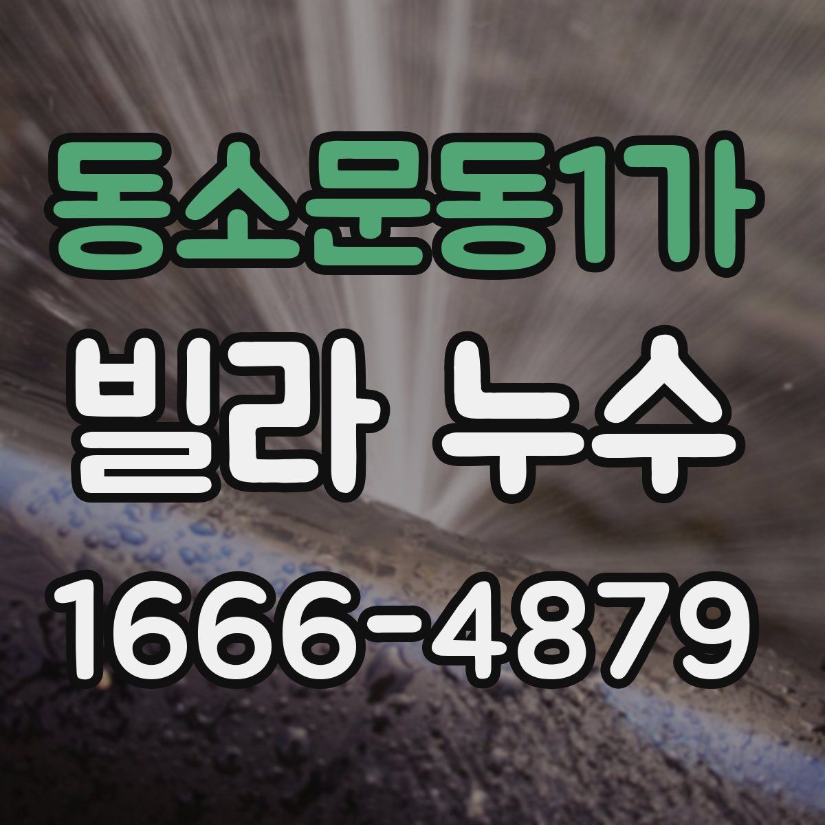 동소문동1가 빌라 누수