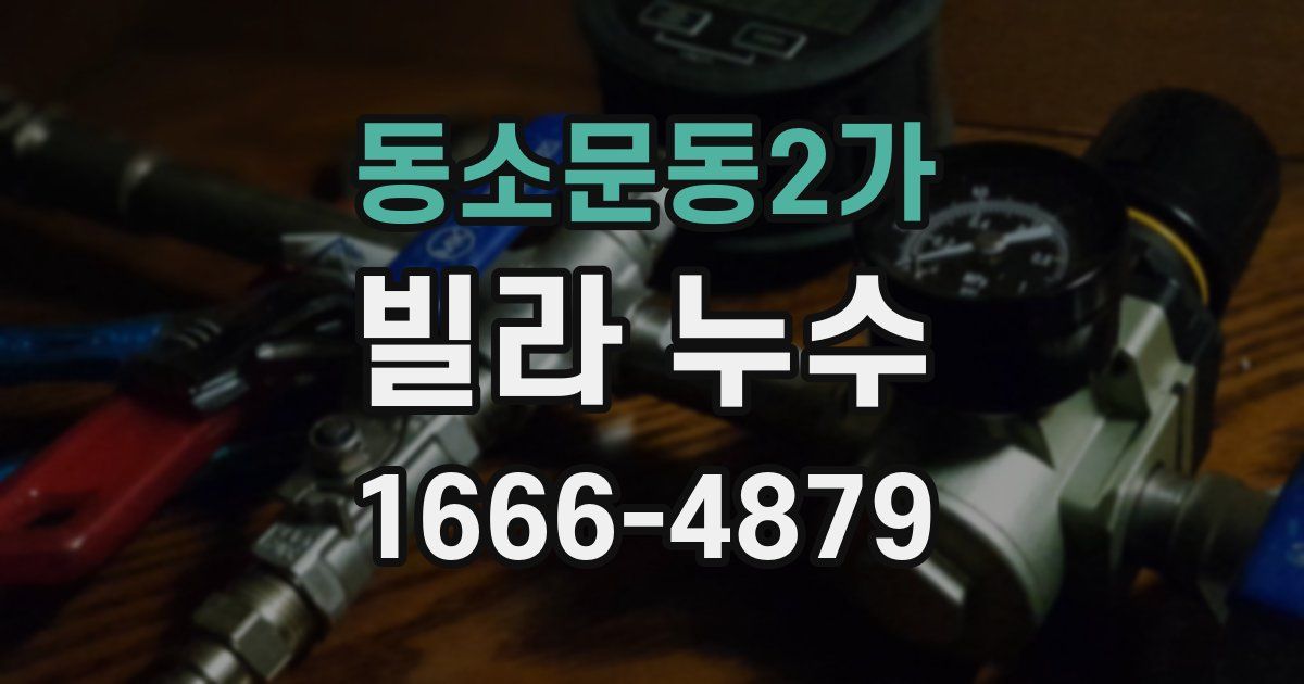 동소문동2가 빌라 누수