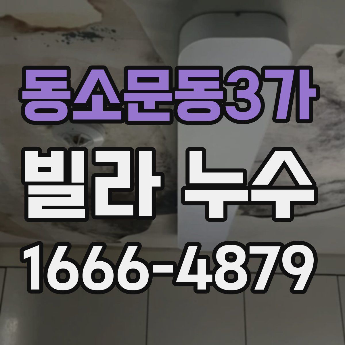 동소문동3가 빌라 누수