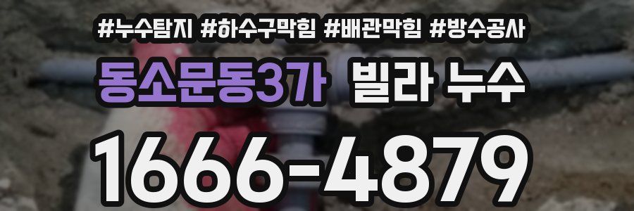 동소문동3가 빌라 누수