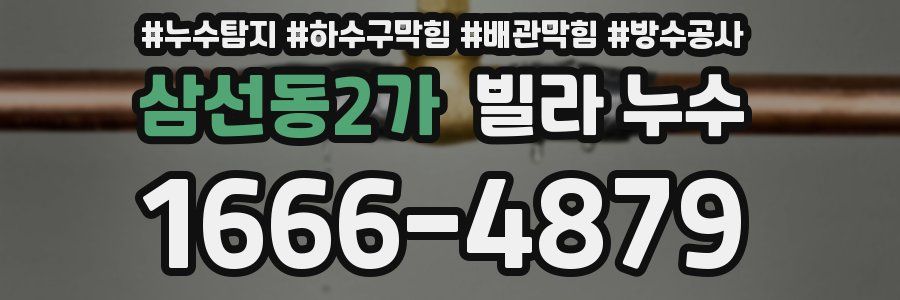 삼선동2가 빌라 누수