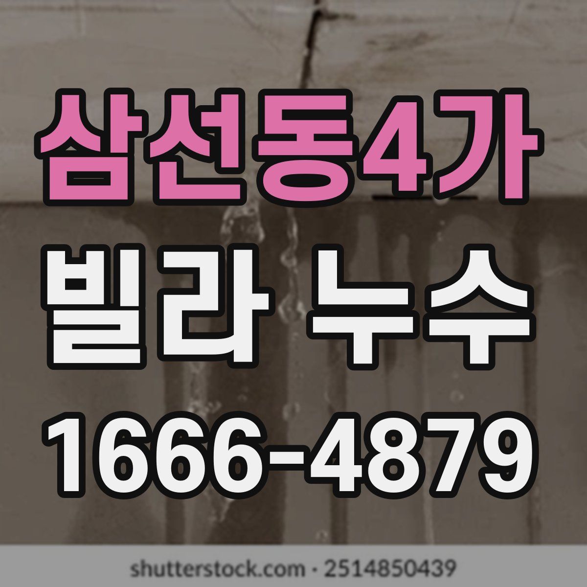 삼선동4가 빌라 누수