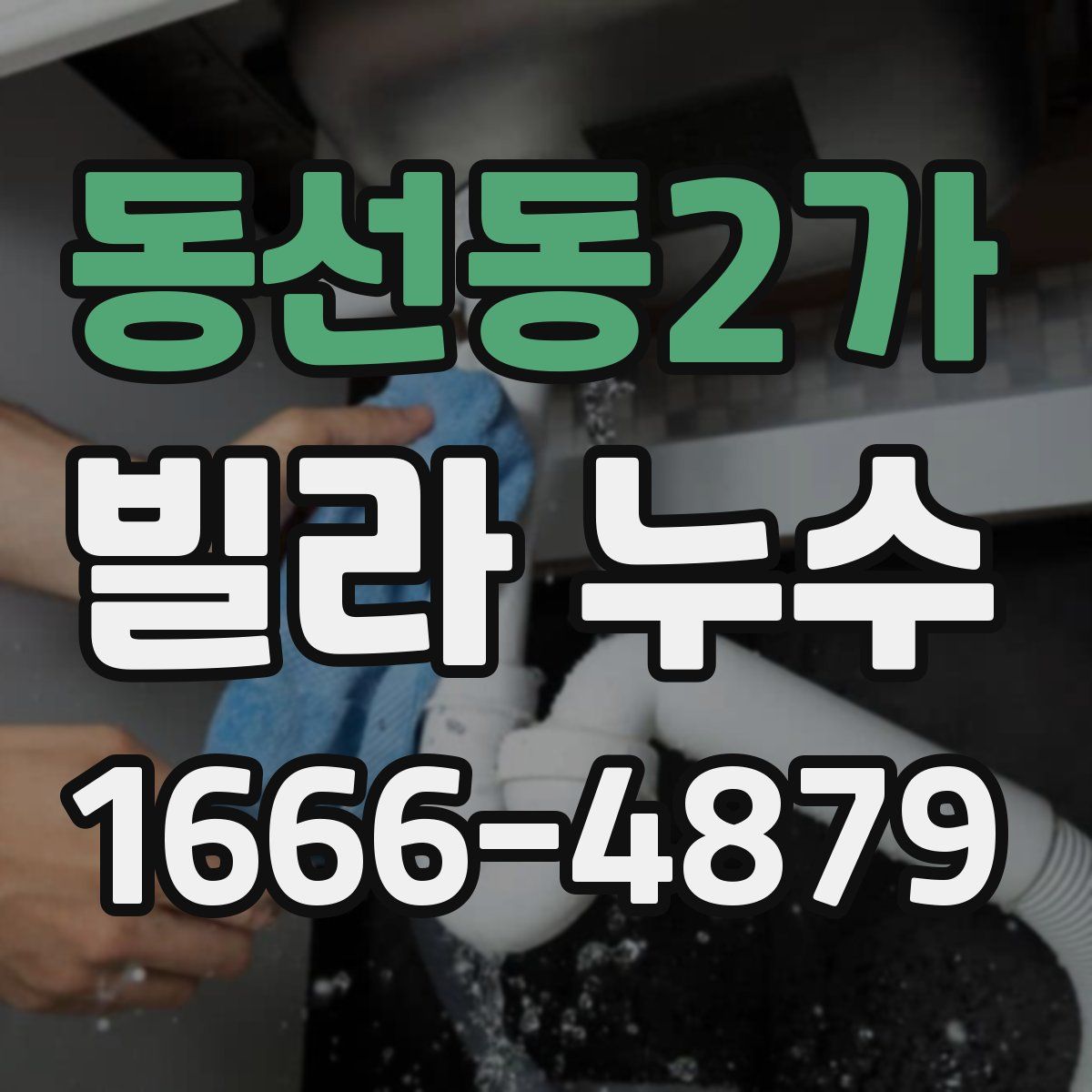 동선동2가 빌라 누수