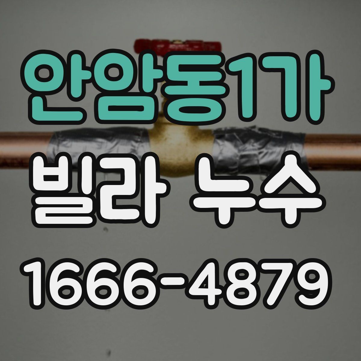 안암동1가 빌라 누수 발생 시 확인할 사항