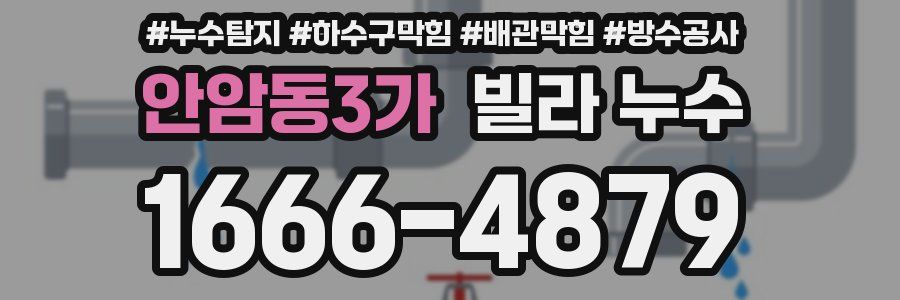 안암동3가 빌라 누수