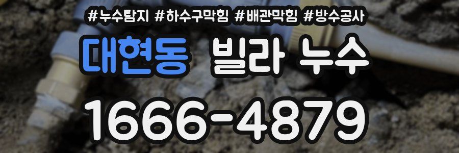 대현동 빌라 누수