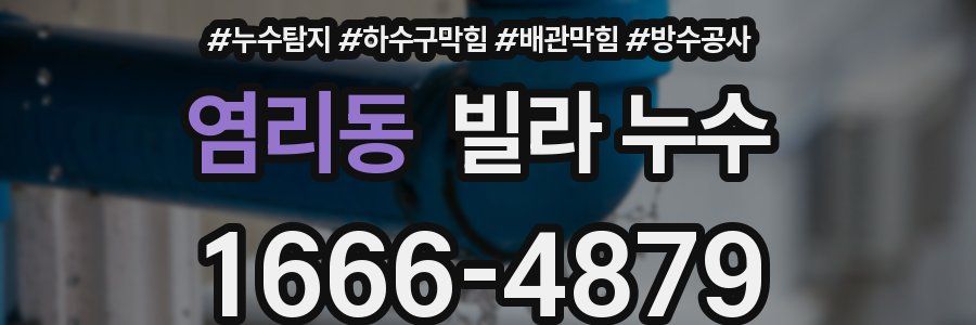 염리동 빌라 누수