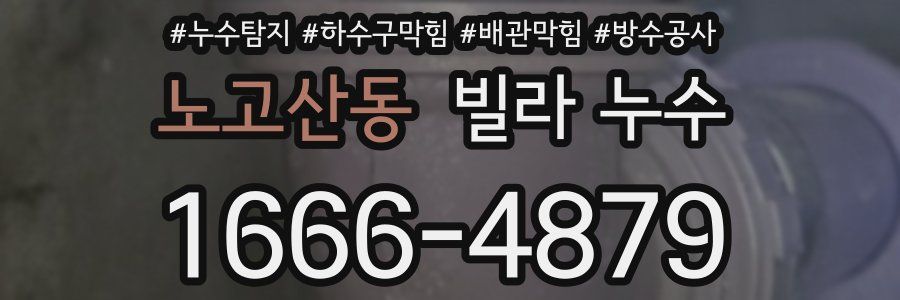 노고산동 빌라 누수