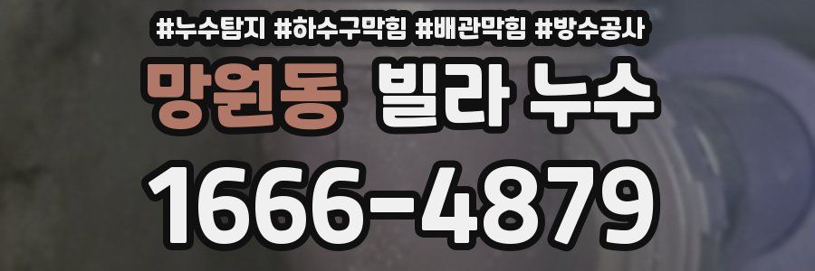 망원동 빌라 누수