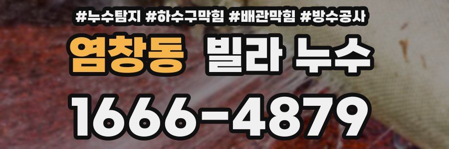 염창동 빌라 누수