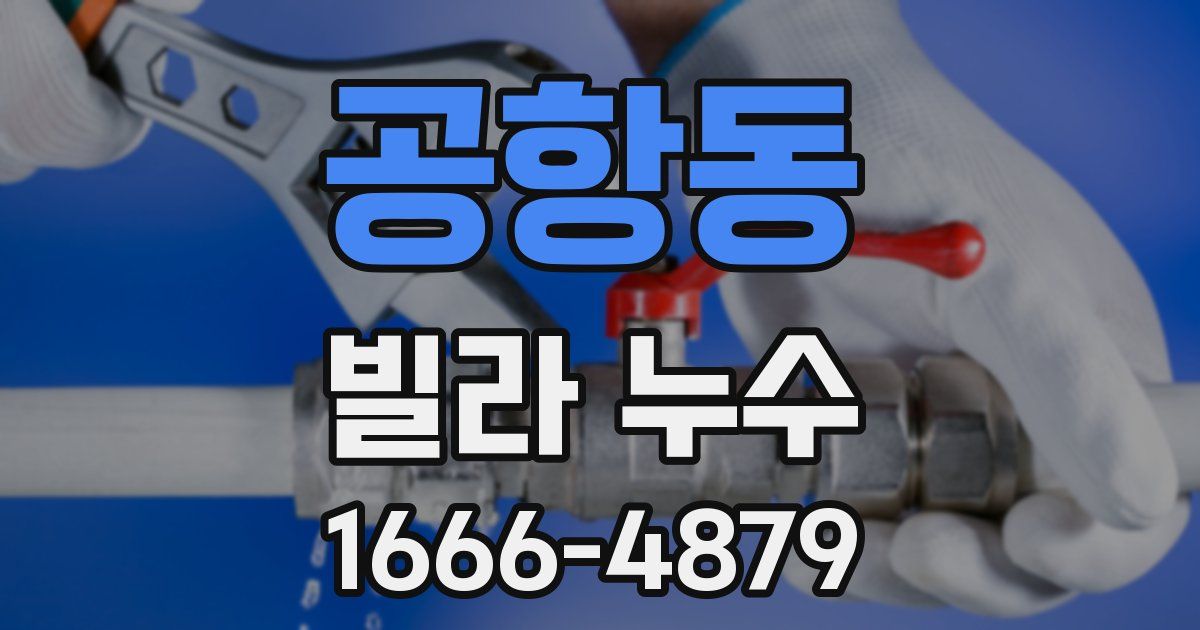 공항동 빌라 누수