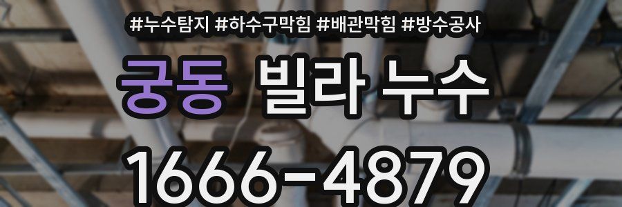궁동 빌라 누수