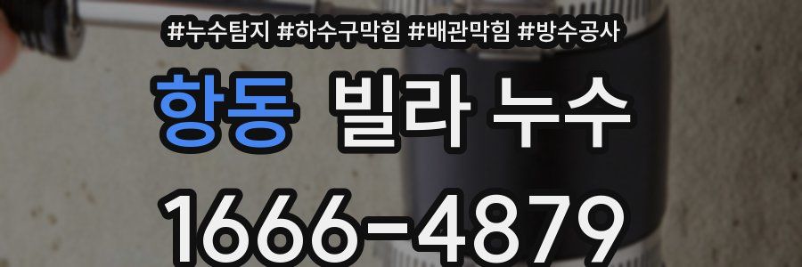 항동 빌라 누수