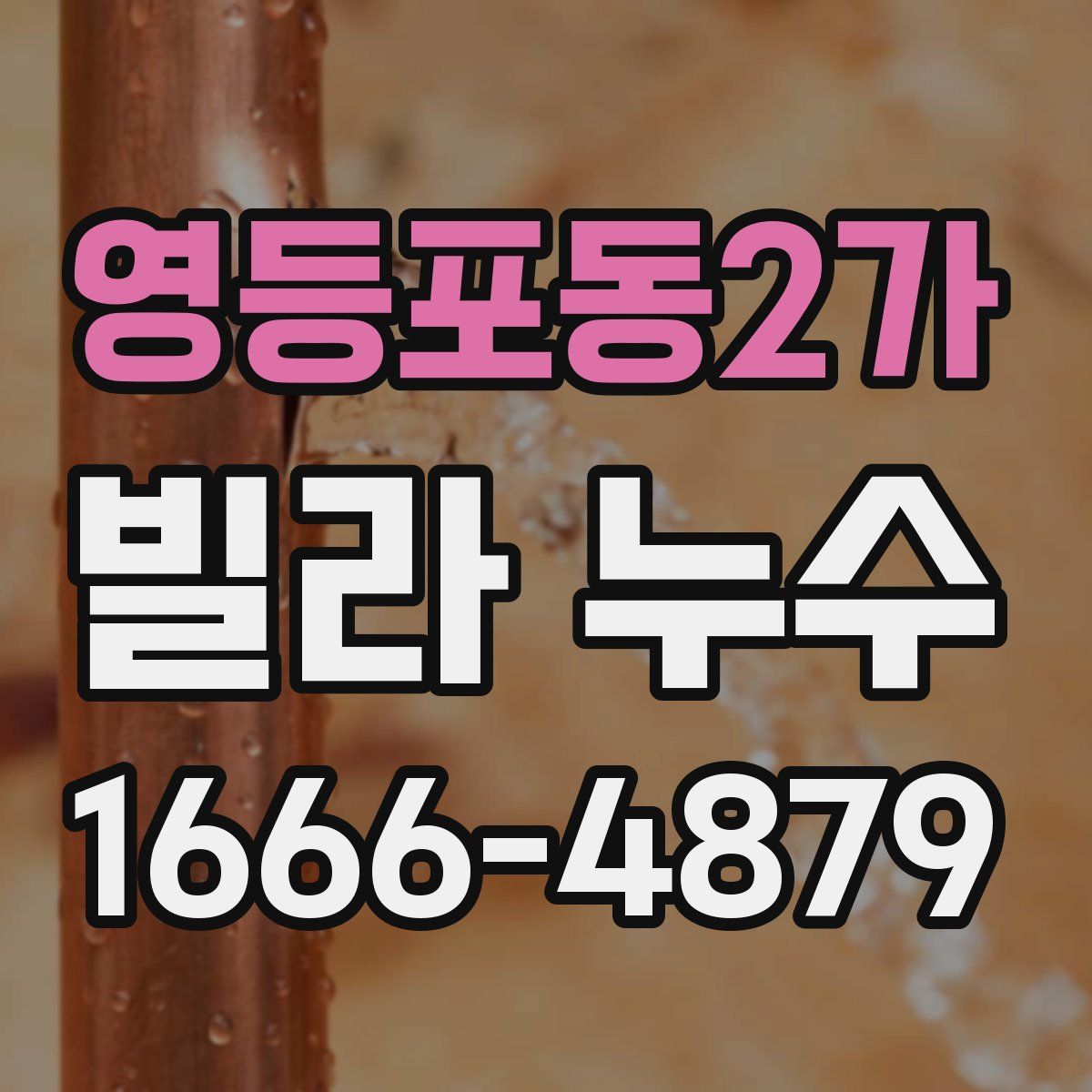영등포동2가 빌라 누수