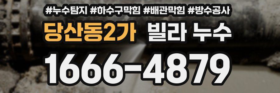 당산동2가 빌라 누수