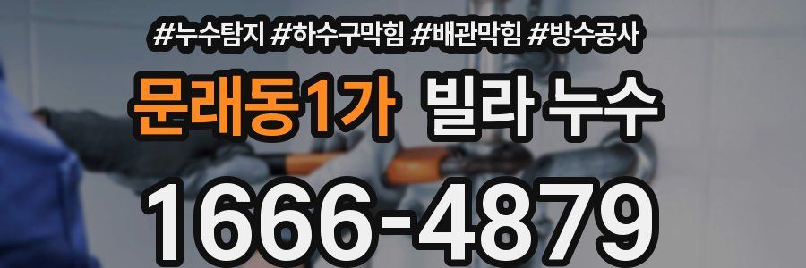 문래동1가 빌라 누수